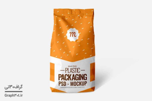 موکاپ بسته بندی پلاستیکی محصولات غذایی